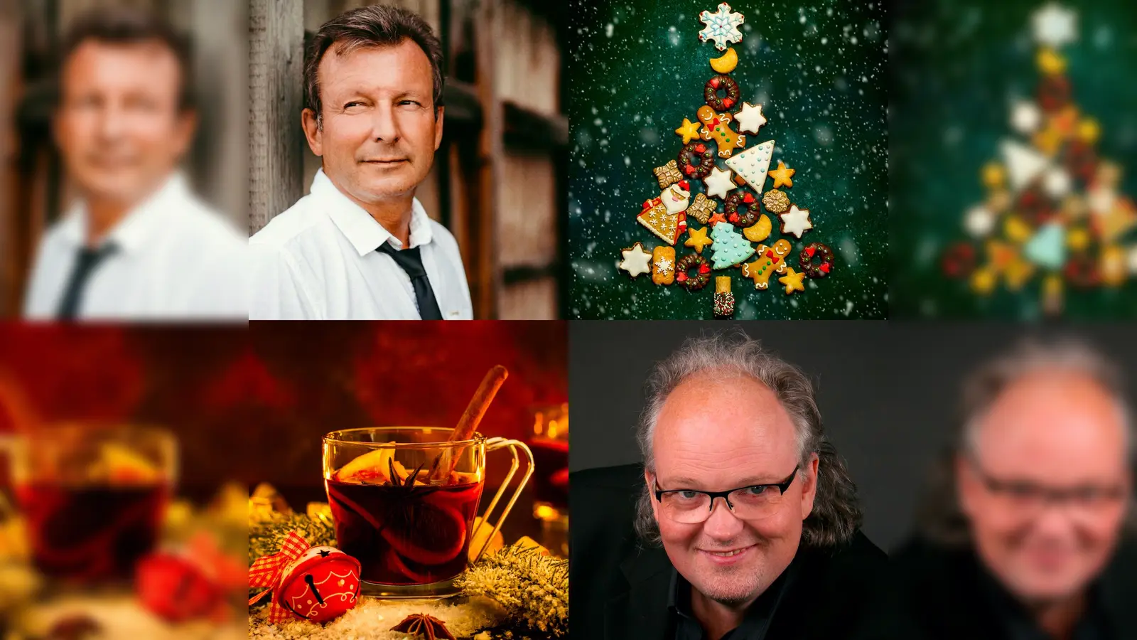 Literat und Hörbuchproduzent Frank Suchland sowie Musiker Stephan Winkelhake sorgen für einen weihnachtlichen Abend. (Foto: Frank Suchland)