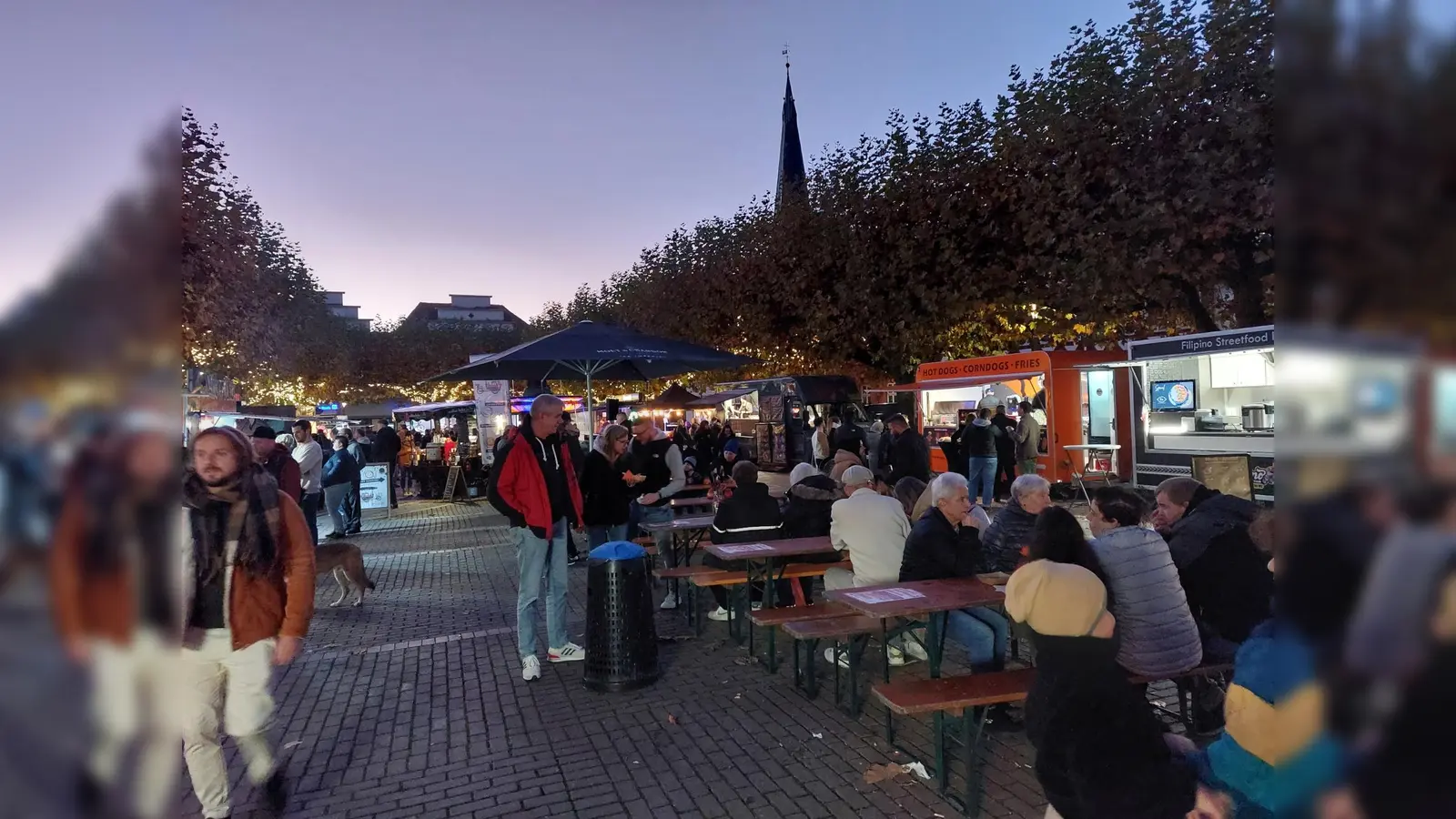 Das Street-Food-Festival war gut besucht.  (Foto: Stadtmarketing Holzminden)