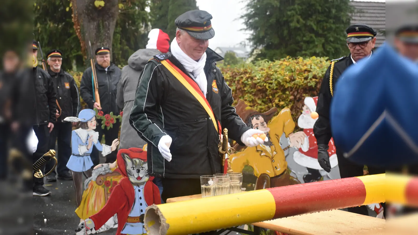 Schnappschüsse vom Rathaussturm (Foto: Barbara Siebrecht)