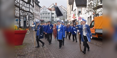 Schnappschüsse vom Prinzessinwiegen und Rathaussturm am Rosenmontag  (Foto: Barbara Siebrecht)