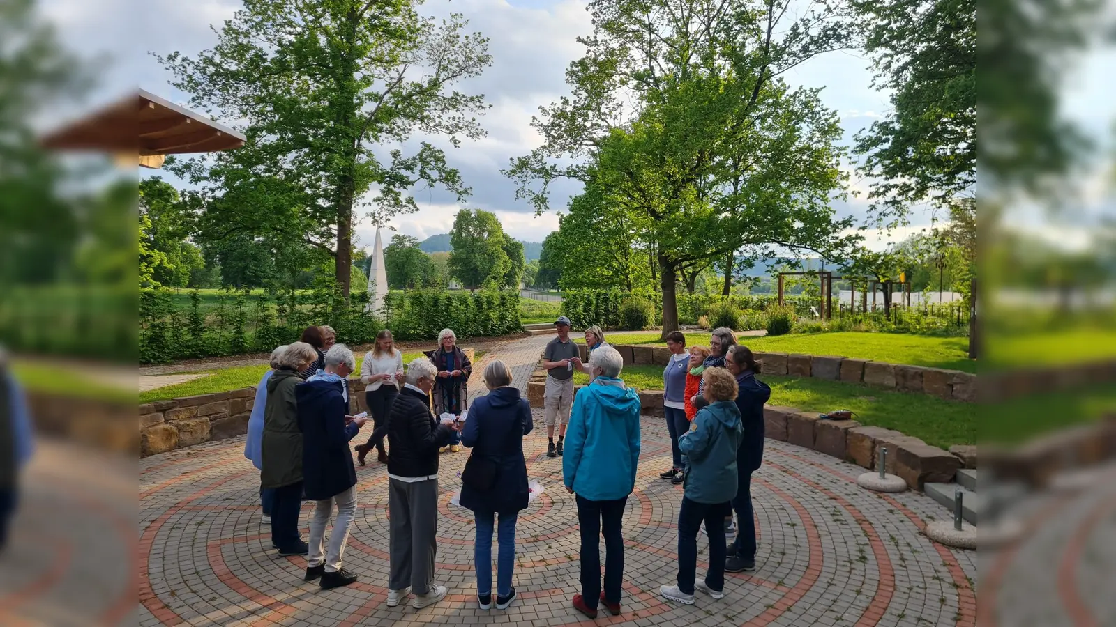 Im Schöpfungsgarten auf dem Gelände an der Weser ist viel los. (Foto: privat)