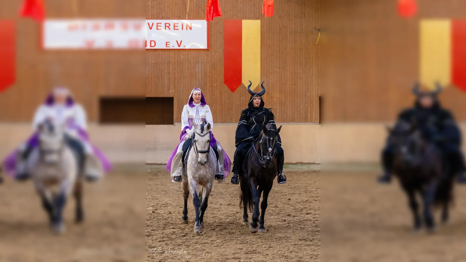 Auf der Weihnachtsfeier des Reitvereins Höxter gab es so manchen Schauwert zu sehen. (Foto: Ute Sievers)