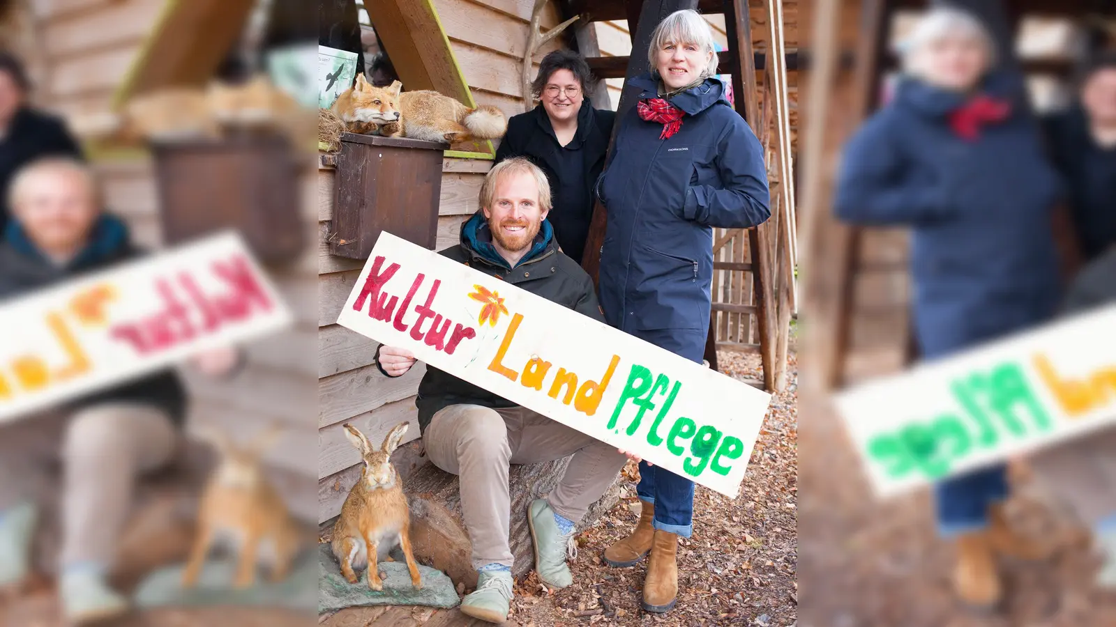 Teilen sich eine Vollzeitstelle und ziehen gemeinsam an einem Strang (v.l.): Martin Petersen, Christiane Sasse und Anja Multhaup. (Foto: Sasse, Bildungshaus Modexen)