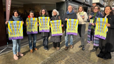 Vanessa Valentin (Leckeres Weserbergland), Katharina von Ruschkowski (Zonta Club), Annette Finkeldei (Vize-Präsidentin Zonta Club Höxter), Marc Kruse (Kruse Optik), Sarah Baensch, Barbara Fien und Daniela Drescher vom Zonta Club Höxter (v.l.). (Foto: privat)