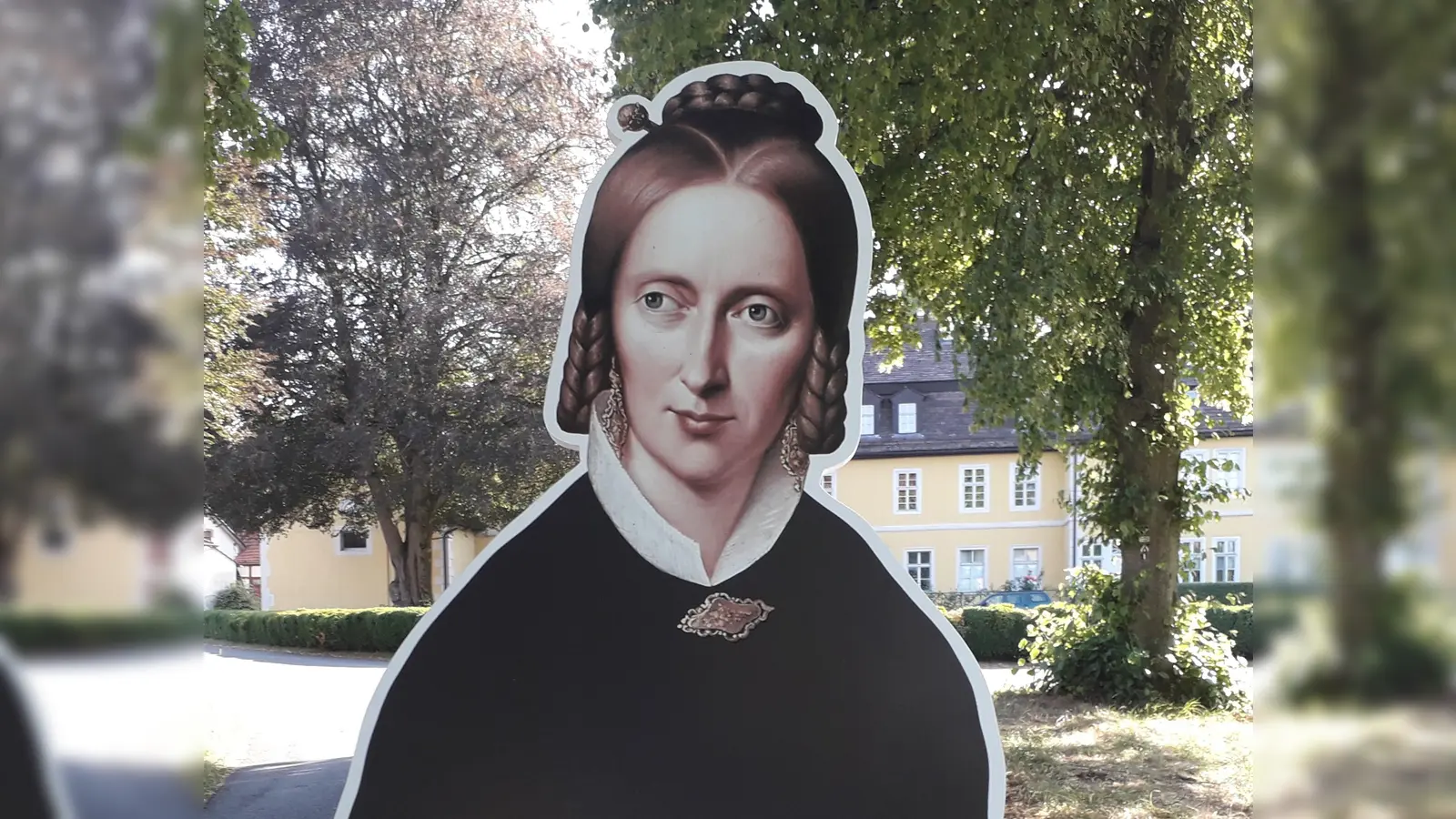 Startpunkt der Wanderung ist beim Haus Bökerhof in Bökendorf, wo Annette von Droste-Hülshoff mehrmals bei ihren Verwandten mütterlicherseits zu Besuch war. (Foto: B. Aufenanger)