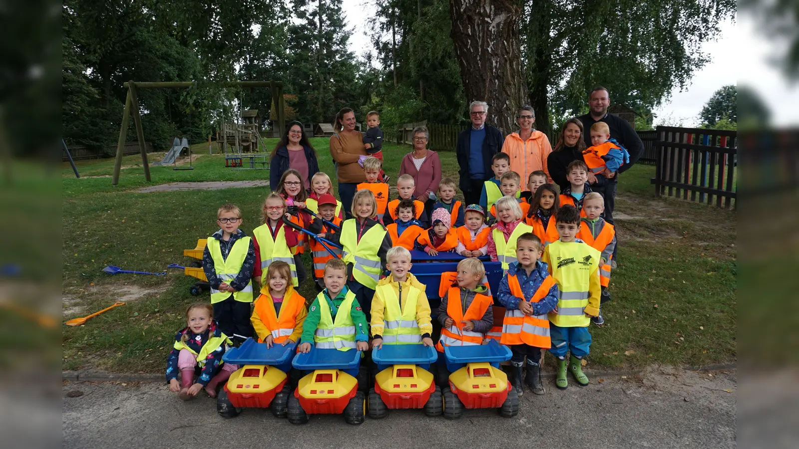 Der Kindergarten Hombressen dankt allen Helfern und Sponsoren. (Foto: Foto: privat)