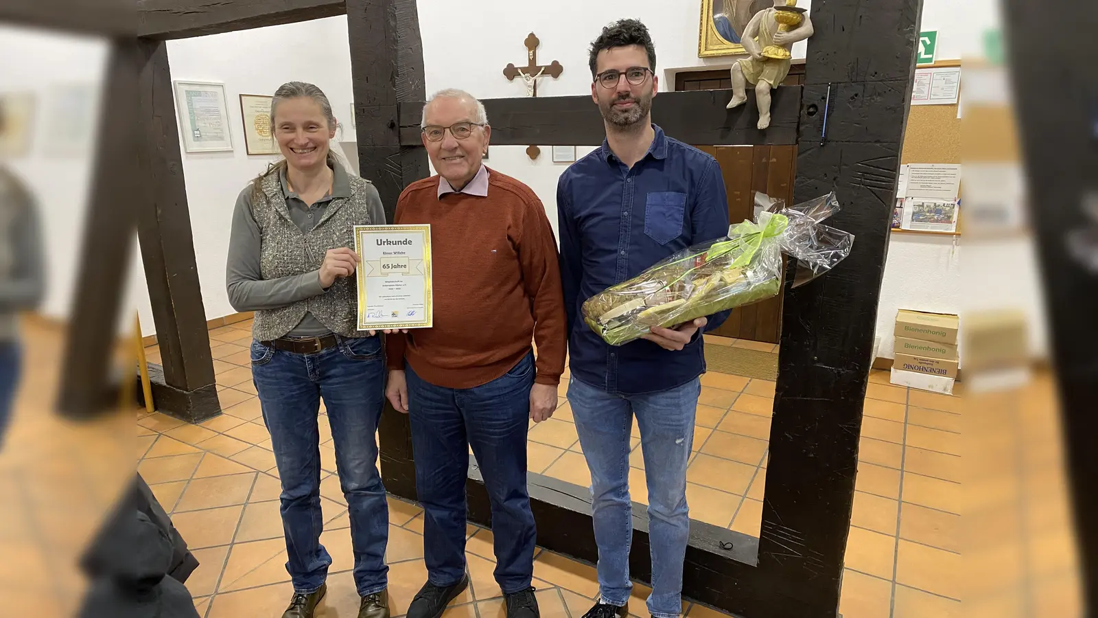 V.l.: Angelika Pierenkemper, Elmar Willeke und Christian Ridder. (Foto: privat)